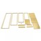 4PCS Wedding Metal Flower Stand Metal Column Flower Stand For Wedding Party